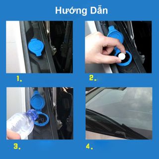 Viên sủi rửa kính ô tô chuyên dụng , viên xủi nước lau kính oto tiện ích dễ sử dụng 1 viên pha với 4 lít nước