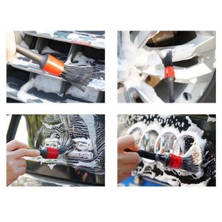 Bộ 5 chổi cọ vệ sinh xe ô tô đa năng - cọ rửa khoang máy, mân xe, nội thất