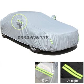 [LOẠI 1] Bạt che kín bảo vệ xe ô tô NISSAN ALMERA tráng bạc 3 lớp vải dù Oxford , bạt phủ trùm bảo vệ xe oto