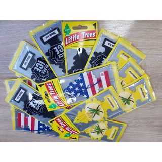 Cây lá thông thơm lettle trees treo xe ô tô, khử mùi xe hơi, phòng ngủ, tủ quần áo, nhà tắm, sáp nước hoa khô