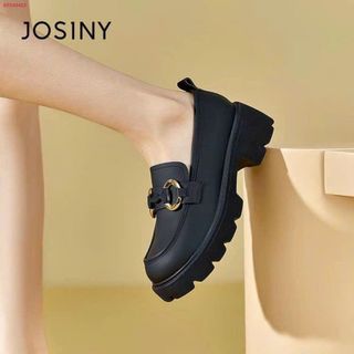 Giày lười nữ 2 màu đen nâu