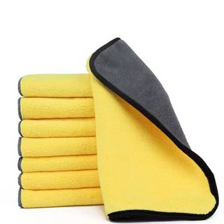 Khăn lau rửa ô tô, xe máy chuyên dụng khăn microfiber 3m cao cấp lau kính vệ sinh oto xe hơi siêu mềm, siêu thấm