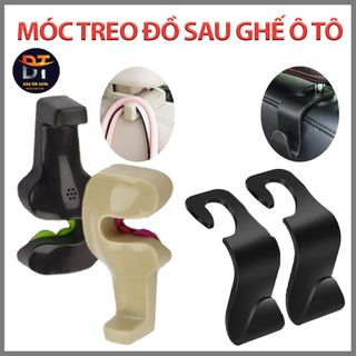 Bộ 2 chiếc móc treo đồ sau ghế oto xe hơi,giá đỡ treo mắc giữ đồ tiện lợi trên ô tô nhựa ABS chịu lực tốt tinh gọn tiện