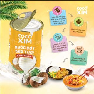 Nước cốt dừa Cocoxim lon 400ml