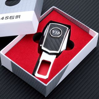 [ĐỦ HÃNG XE] Chốt cắm ngắt chuông cảnh báo đai an toàn trên oto chất liệu inox cao cấp in logo hãng xe hơi ô tô