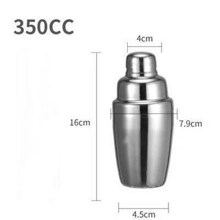 BÌNH LẮC SHAKER PHA CHẾ COCKTAIL CHẤT LIỆU INOX (350 ML)