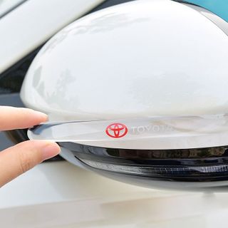 Combo 10 miếng dán silicon trong suốt hõm cửa  tay nắm ô tô chống trầy xước in logo xe Vinfast Fadil, Lux A2.0, SA2.0