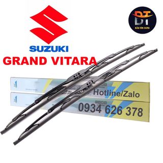 [SUZUKI GRAND VITARA] 1 Cặp cần gạt mưa khung xương, chổi gạt mưa xe Suzuki Grand Vitara, gạt kính xe oto
