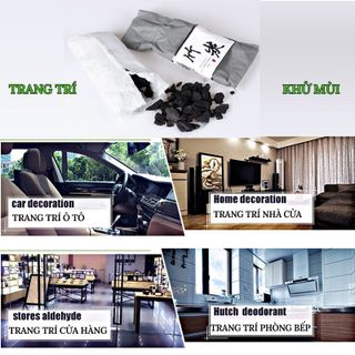 01 Túi than tre hoạt tính lọc không khí khử mùi hôi, ẩm mốc tủ quần áo, phòng ngủ, oto xe hơi, đánh tan mùi hôi khó chịu