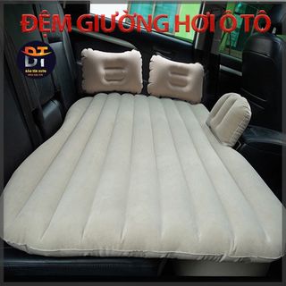 Nệm giường hơi ô tô dùng cho bé nằm đi du lịch, đi chơi, văn phòng, đệm hơi ô tô, nệm hơi oto chất nhung êm mịn
