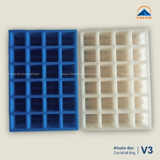 Khuôn đúc con kê bê tông dầm sàn đa năng V3 (25/30)