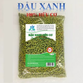 ĐẬU XANH NGUYÊN HẠT HỮU CƠ TÚI 1KG