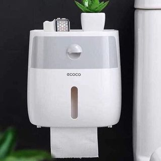 Hộp đựng giấy vệ sinh gắn tường Hộp đựng giấy ECOCO dán tường cao cấp giá sỉ