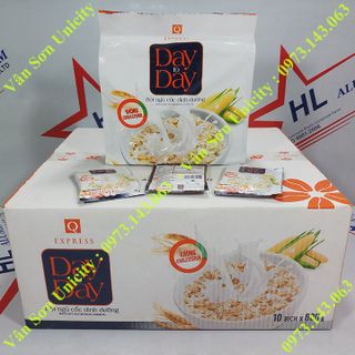 Thùng bột Ngũ Cốc hòa tan Day to Day Trần Quang 10 bịch * 600g (20 gói * 30g)