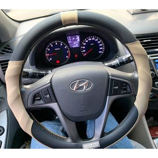 [HYUNDAI] Bọc vô lăng xe ô tô Hyundai Grand I10 , I20 , Getz , Santafe , Accent , Avante , Tucson bọc tay lái Sparco