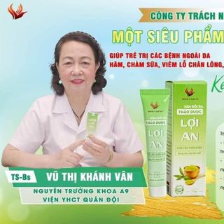 Kem bôi da Lợi An chuyên trị hắc lào, vảy nến, chàm sữa, rôm sảy, nấm đầu .giá sĩ