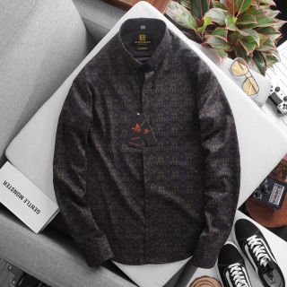 ÁO SƠ MI TAY DÀI HỌA TIẾT COTTON HÀNG CAO CẤP