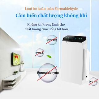 Máy lọc và diệt khuẩn không khí Hắc Mờ 886 tạo ion âm, khử trùng UV