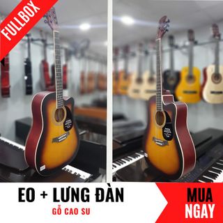 Đàn Guitar Acoustic Fender CD-60 Dáng Khuyết Đẹp Mắt + Phụ Kiện (Size 4/4)