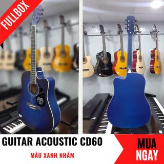 Đàn Guitar Acoustic Fender CD-60 Dáng Khuyết Đẹp Mắt + Phụ Kiện (Size 4/4)