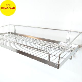 Kệ treo INOX 304 1 tầng kệ chén bát đồ dùng nhà bếp tiện lợi