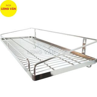 Kệ treo INOX 304 1 tầng kệ chén bát đồ dùng nhà bếp tiện lợi