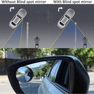Gương cầu lồi ô tô 360 độ thiết kế nhỏ gọn 5cm, kính cầu lồi xe oto con, xe bán tải gắn kính chiếu hậu, hỗ trợ tầm nhìn