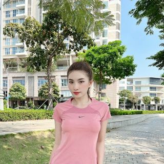 Áo nữ Logo phối lưới lưng Thể Thao Siêu Đẹp Giá Siêu Sỉ, Hàng Đẹp
