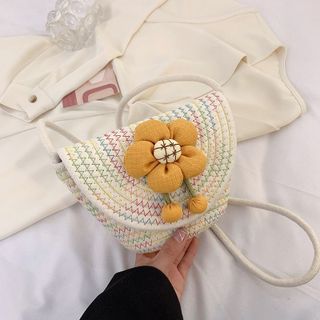 Tui xách chất liệu Cói rơm from hến nắp phối bông ( Giá Tận xưởng )