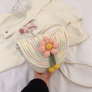 Tui xách chất liệu Cói rơm from hến nắp phối bông ( Giá Tận xưởng )