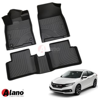 Thảm Lót Sàn Xe Ô Tô Honda Civic Sedan 2016-2021 -Chất Liệu TPE Cao Cấp.Dễ Vệ Sinh Chống Trầy Xước.Độ bền trên 5 năm. giá sỉ