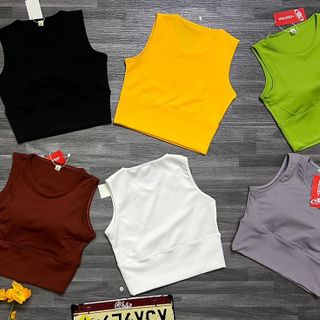 Croptop 2 lớp vải mịn đẹp Thể Thao Siêu Đẹp Giá Sỉ, Hàng Đẹp