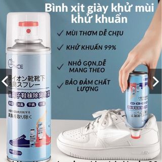 Chai Xịt Khử Mùi Giày 260ml Công Nghệ Nano Bạc (CHAI TRẮNG XANH) - xịt giày xanh giá sỉ