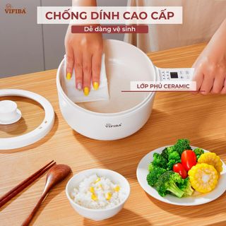 NỒI ĐIỆN TỰ NẤU 2 TẦNG 6 TRONG 1 VIFIBA