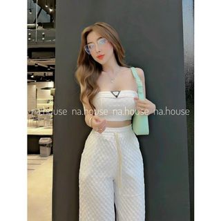 SET BỘ CROPTOP KÈM QUẦN SET BỘ NỮ ĐẸP TÔN DÁNG THIẾT KẾ SANG TRỌNG