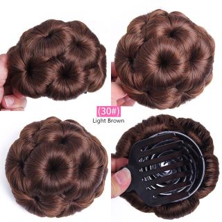 Búi tóc giả tự nhiên cho cô dâu