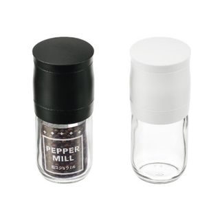 Lọ xay tiêu thủy tinh (nắp 
đen, trắng)