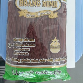 Bún gạo lứt đỏ đen. Thực phẩm healthy