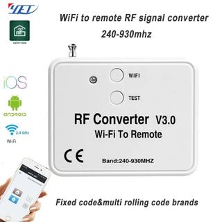 Thiết bị điều khiển cửa cuốn bằng điện thoại RF Converter đóng mở cửa mọi lúc mọi nơi