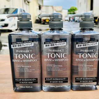 Dầu gội xả trị gàu cho nam Tonic Pharmaact 550ml nhập khẩu Nhật Bản