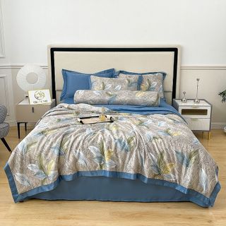 Bộ chăn ga gối Lụa Thái siêu hot
