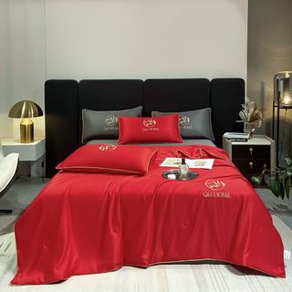 Bộ chăn ga gối Lụa 𝘘𝘏 𝘏𝘖𝘔𝘌