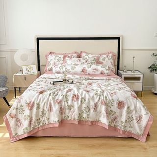 Bộ chăn ga Lụa Thái 5 món
