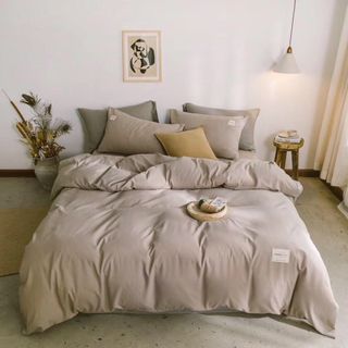 Bộ chăn ga gối Cotton TICI cho nhà nghỉ