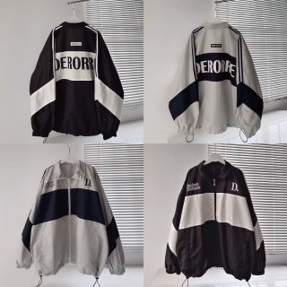 KHOÁC DÙ DERORREE 3 SỌC 2 lớp dày dặn 2 màu form rộng unisex nam nữ