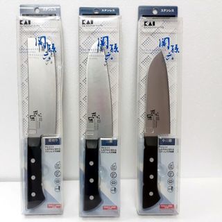 Dao nhà bếp đầu vuông Wakatake KAI lưỡi dài 16.5cm nhập khẩu Nhật Bản