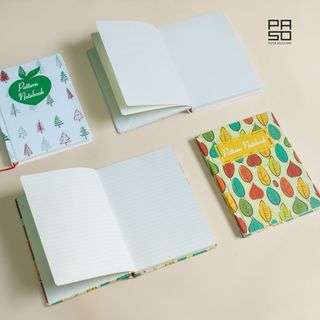 •PASO• Sổ tay Pattern A5 - Bìa giấy carton cứng nhiều thiết kế bìa