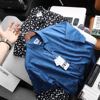 Áo sơ mi nam, sơ mi ngắn tay nam cao cấp, chất CCOTTON mịn , thoáng thấm hút ok , co giãn nhẹ, màu đẹp, dễ phối dễ bán , thiết kế Đơn giản LOGO THÊU TRỰC TIẾP Tạo điểm nhấn tôn dáng - size từ 55kg - 85kg