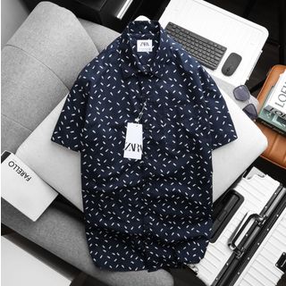 Áo sơ mi nam, sơ mi ngắn tay nam cao cấp, chất CCOTTON mịn , thoáng thấm hút ok , co giãn nhẹ, màu đẹp, dễ phối dễ bán , thiết kế Đơn giản LOGO THÊU TRỰC TIẾP Tạo điểm nhấn tôn dáng - size từ 55kg - 85kg