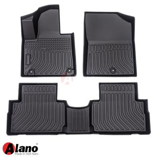 Thảm Lót Sàn Xe Ô Tô HYUNDAI Santa FE  2021 (dáng mới) - 2022 -Chất Liệu TPE Cao Cấp.Dễ Vệ Sinh Chống Trầy Xước.Độ bền trên 5 năm.